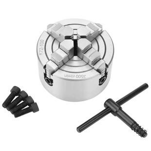 机床磨床手动偏心夹头跨境 5寸数控车床卡盘 四爪单动K72 125卡盘