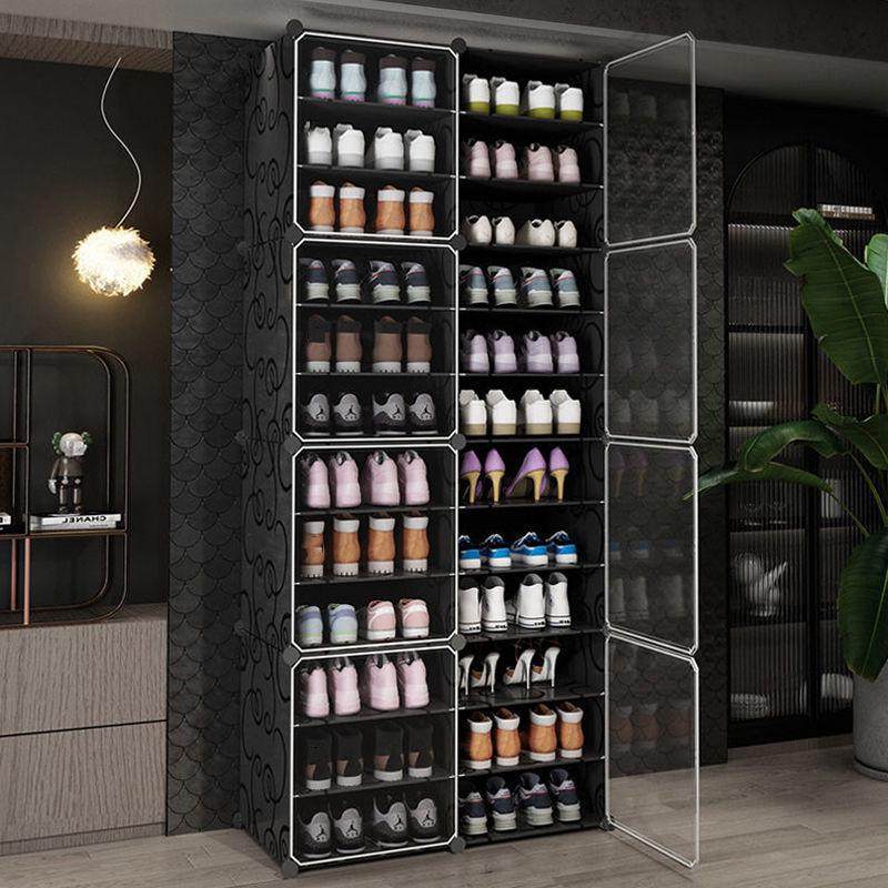 简易鞋柜家用门口收纳2025新款室内多层防尘大容量一体靠墙鞋架子,收纳整理,收纳柜,淘宝优惠券,粉丝福利购,淘宝优惠卷