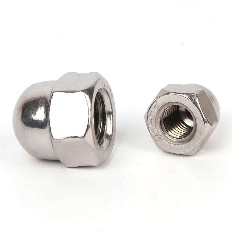 316-不锈钢DIN587盖型螺5母装饰盖帽遮丑YDF帽1圆头球头盖母M4MM6