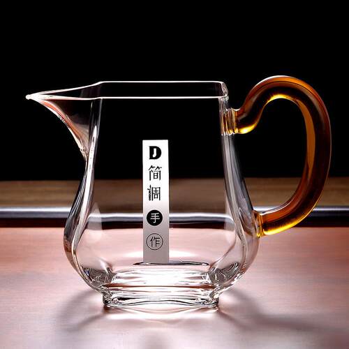 玻璃公平杯全套家用大茶海功夫茶具耐热加厚玻璃茶杯茶具