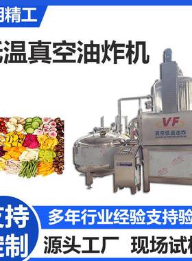 果蔬脆生产设备低温油炸机VF低温脱水设备香菇脆生产加工设备VF