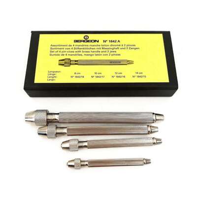 修表工具 瑞士原装 博格BERGEON 1842A 四支套拿子 圆头索钳
