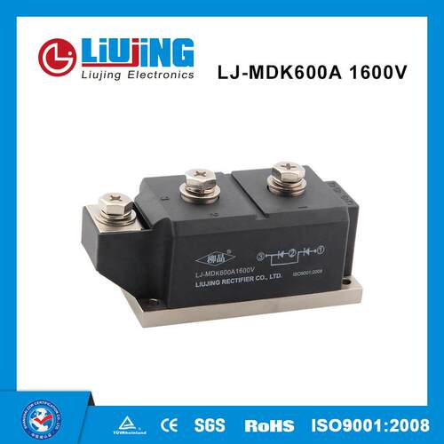 柳晶电力半导体器两进一出防反二极管MDK600A1600V汇流箱