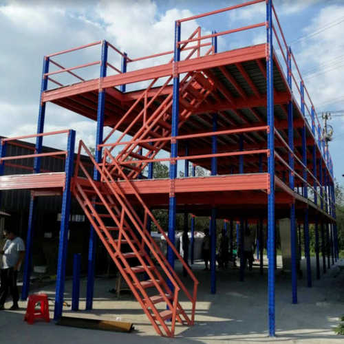 浙江仓库钢结构重型阁楼横梁货架工业厂房组装二层办公室平台安装