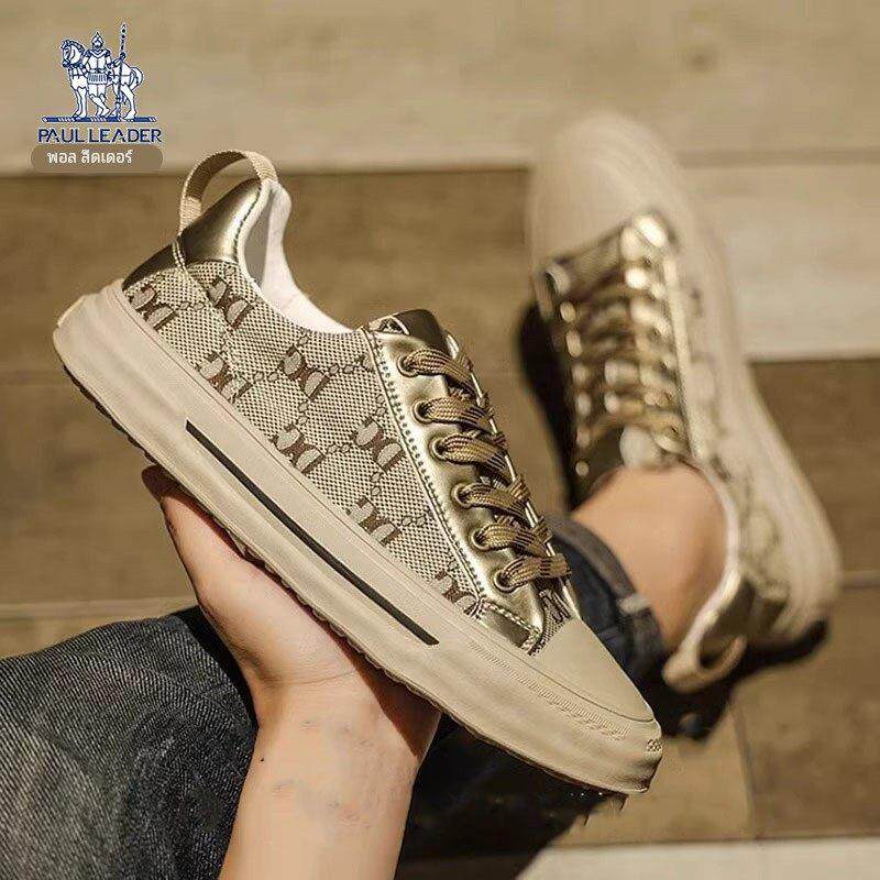 欧洲站男鞋2025秋季新款休闲板鞋男潮牌英伦覆古鞋子男士帆布鞋