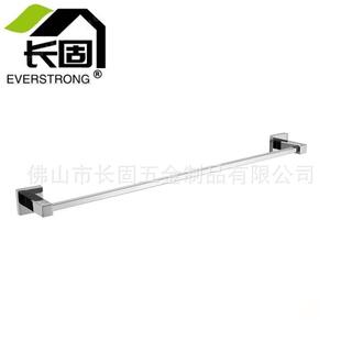 304不锈钢单层毛巾杆单杆浴巾置物收纳架浴室单杠管长固ST V0802