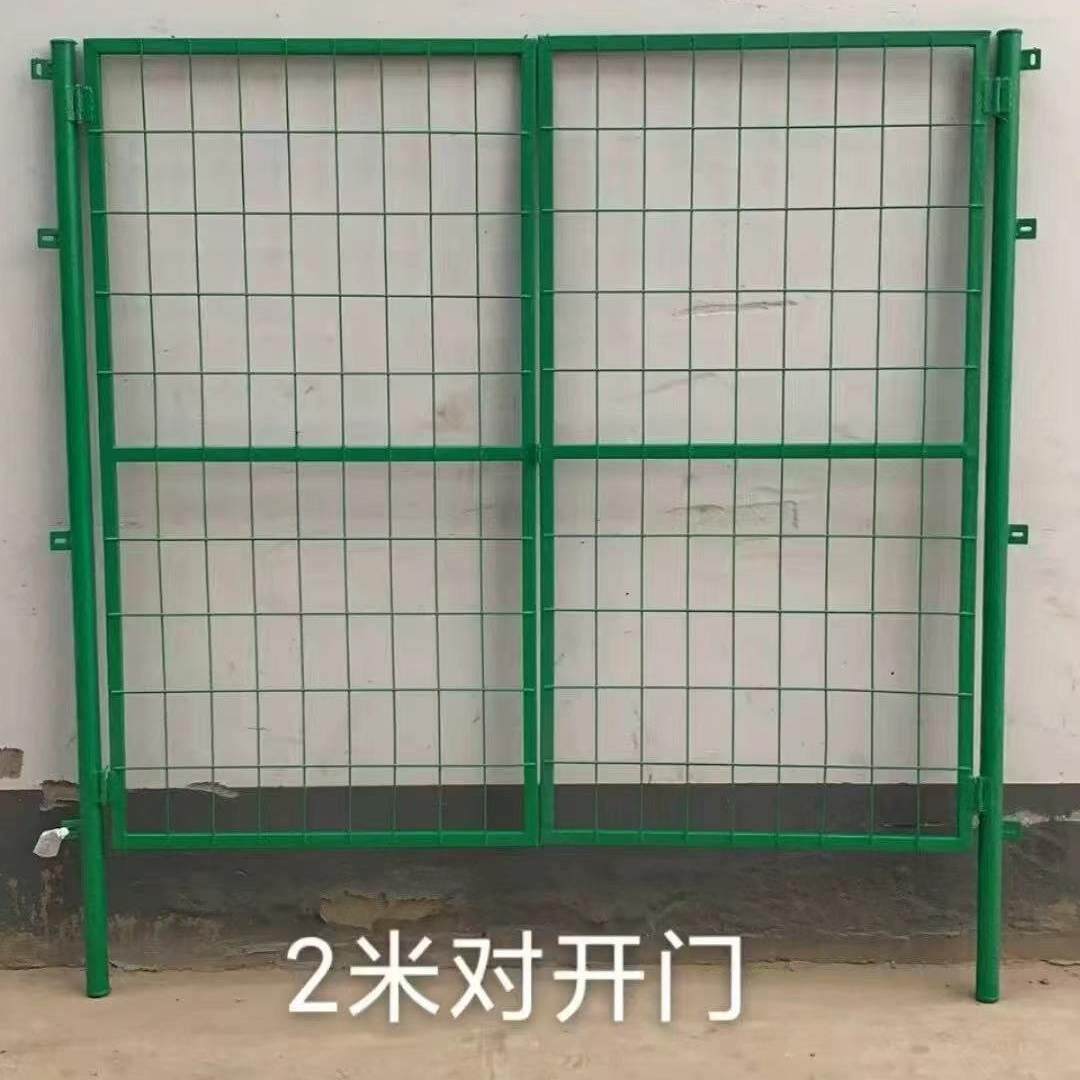 加厚铁丝网门护栏门户外隔离栅栏门养殖围栏门防护栏门果园栅栏门