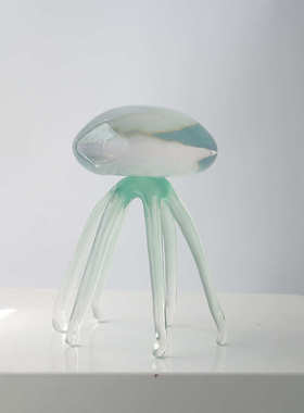 现代透明水母饰品 家居样板房售楼处直播间民宿别墅酒店软装摆件