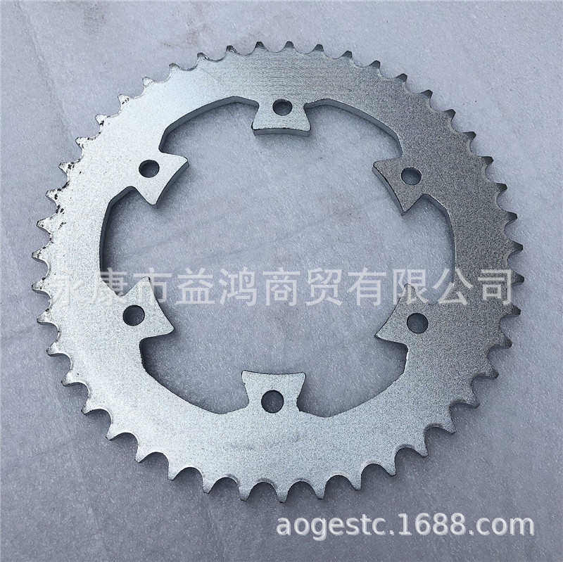 高赛大越野摩托车配件 改装套链大牙盘链轮齿轮链条520-45齿大飞