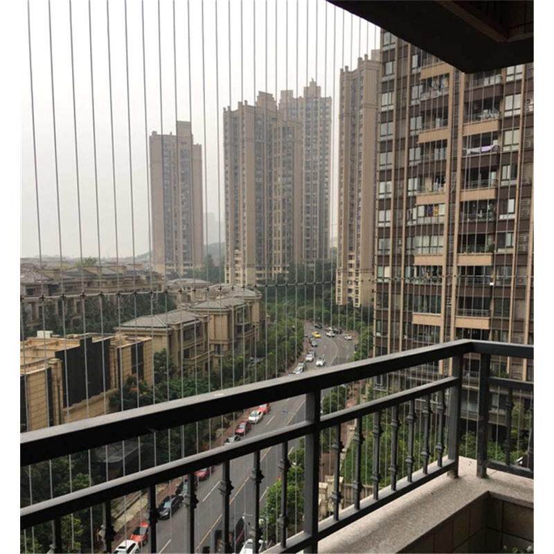 安装北京阳台不锈钢防护网儿童隐形钢丝网窗户金刚网纱窗门防盗窗
