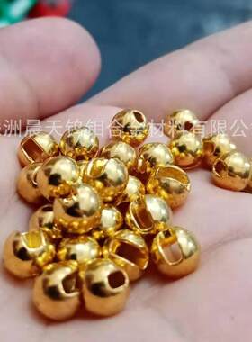 F型电镀金钨豆飞蝇根钓钩用钨头钨渔坠若虫头抗腐蚀型号规格齐全