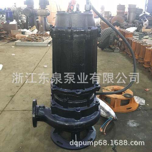QW型无堵塞潜水排污泵自动耦合固定安装WQ潜水泵