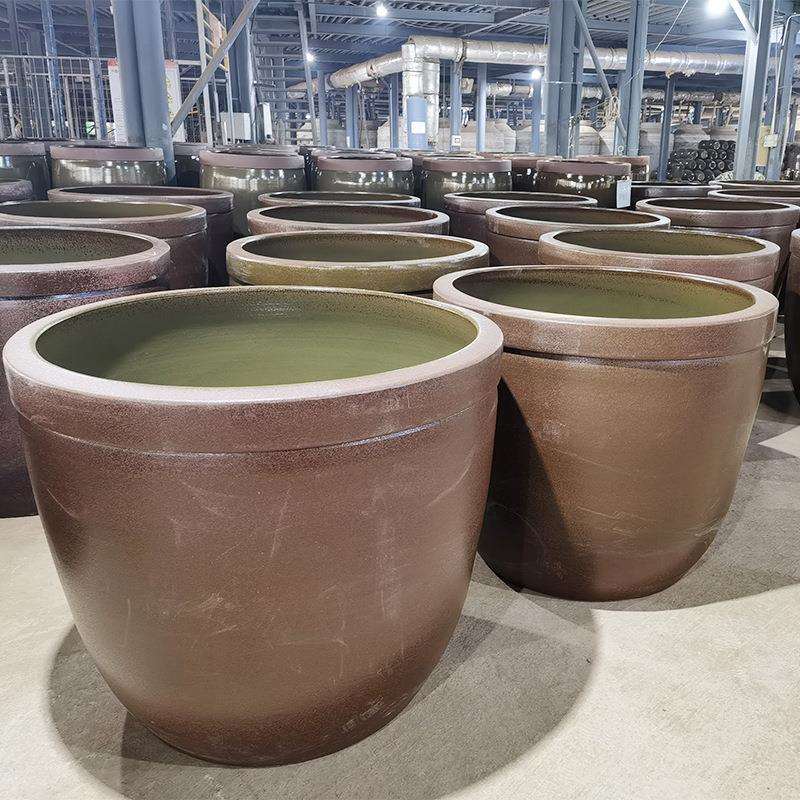 1400斤发酵缸陶瓷土陶发酵缸水缸醋缸酱缸晒缸腌菜缸机制现货