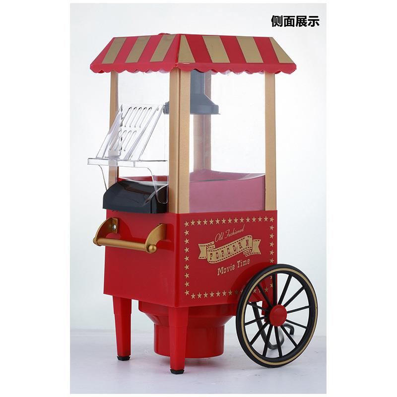 老爷车迷你爆米花机110v小家电亚马逊跨境吹风式爆玉米机