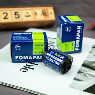 捷克FOMANPAN福马400度铁壳塑料筒135黑白负片