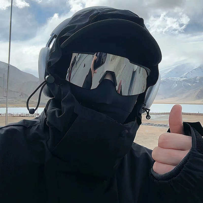 骑行眼镜护目镜男士大框墨镜徒步登山防风防紫外线太阳镜女显脸小