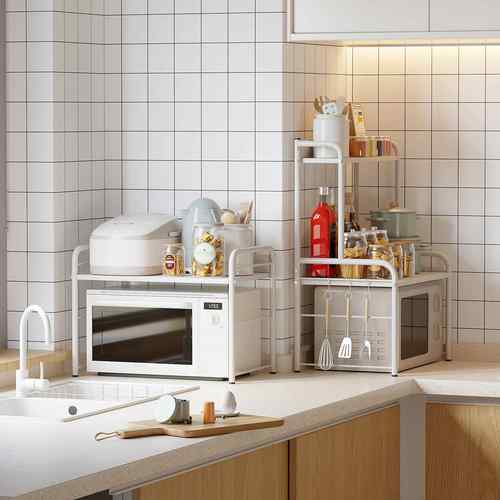 微波炉架子置物架烤箱支架台面多层调料品收纳架厨房用品家用大全