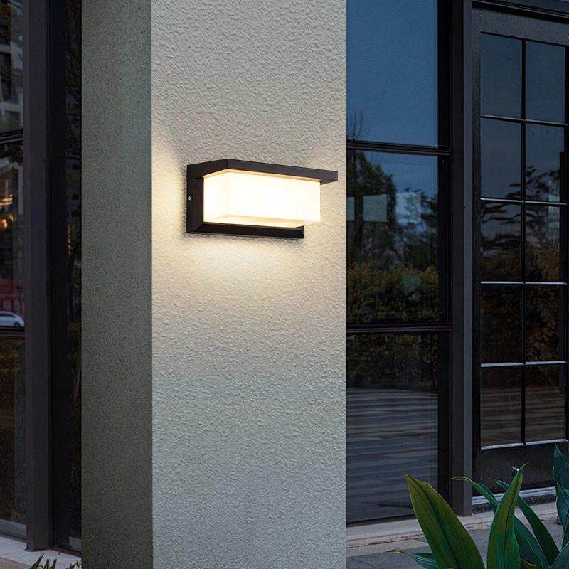 户外防水壁灯外墙别墅庭院室内外阳台现代简约室 外走廊过道led灯