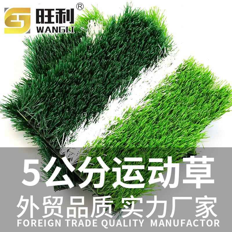铺装5CM足球场人造草皮运动草户外球场人工草地铺垫仿真人造草坪