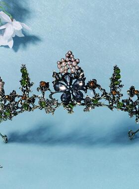 Headwear Wedding Dress Hair Accessories Pearl Noble Crown