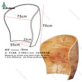 洽谈酒店沙发椅创意休闲板椅szl客厅085咖啡厅 接待弯单椅会客