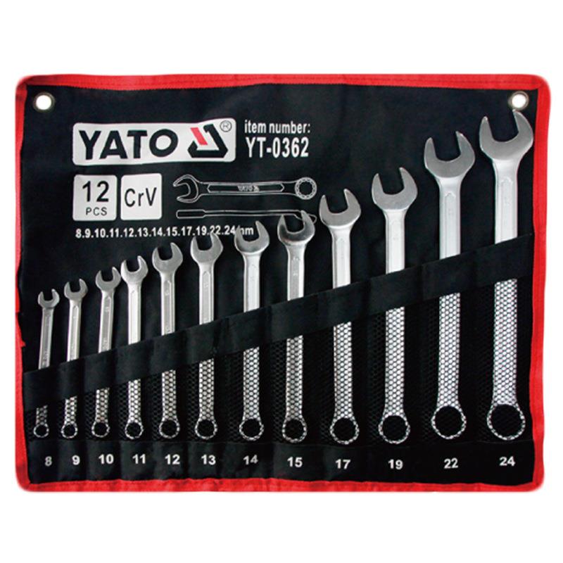 易尔拓(YATO)梅花开口两用扳手工具套装大全呆扳手梅开两用扳子