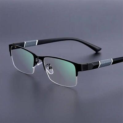 Half Frame Blue Light Blocking Glasses Flat Glasses Fashion