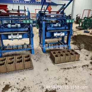 空心砌成 半自动394路面水泥免烧砖块机 26水 泥砌块砖机生产线4