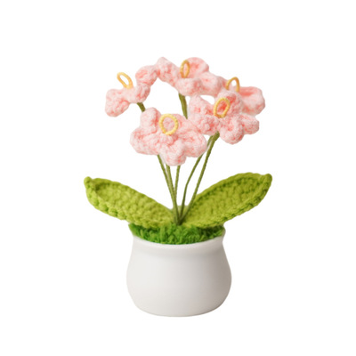 向日葵成品成品盆栽编织仿真花