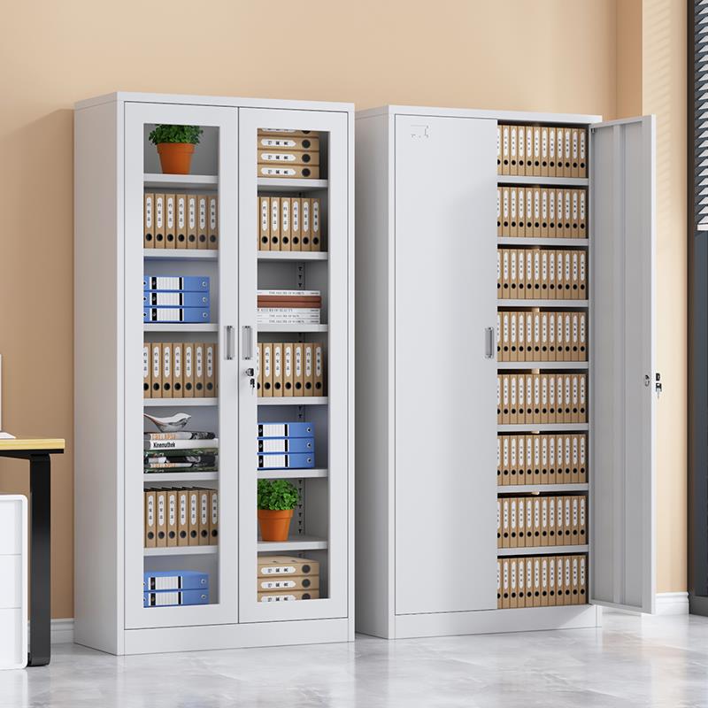 my文柜办公铁室收件纳RRQ案资料会计财务凭证柜皮柜子带锁储物档