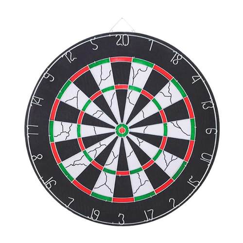 18寸飞镖盘双面植绒针式飞镖靶金属数字圈飞镖套装加厚标靶