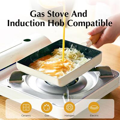 Tamagoyaki pan Japanese Omelette Egg Roll Retangle Tamago