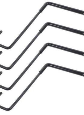4pcs Wall Storage Hooks Metal Hooks Garage Bike Hooks