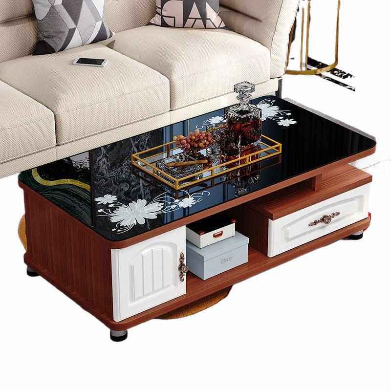 欧式圆角茶几简约现代电视柜茶几组合小户型钢化玻璃茶桌桌子客厅,商业/办公家具,茶几,淘宝优惠券,粉丝福利购,淘宝优惠卷