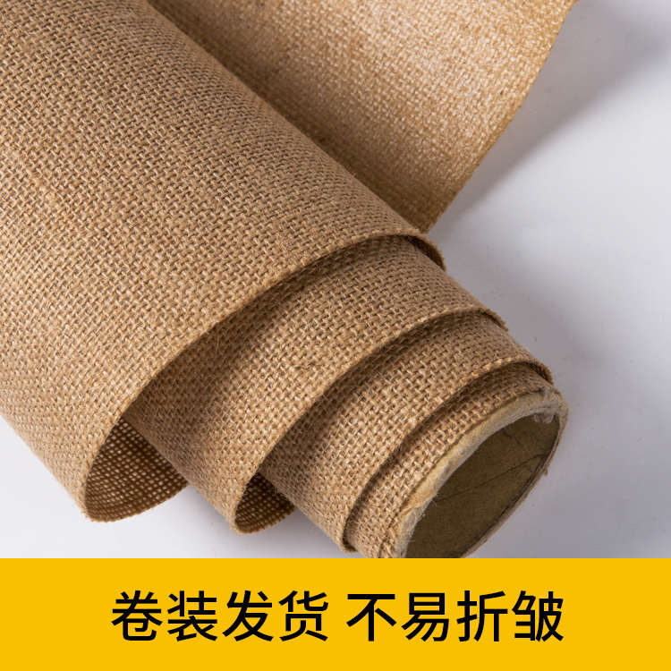 纯黄麻油画布框坯布涂胶涂层手绘亚麻布画板美术材龙纺成品满就送