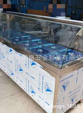 工程款柜式快餐保温台商用加热台式玻璃罩售饭蒸菜小碗食堂打菜台