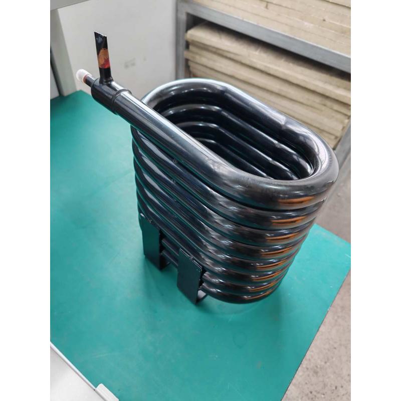 原装水冷蛇形专用淡水套管换热器制冰机冷凝器蛇盘管管炮散热器