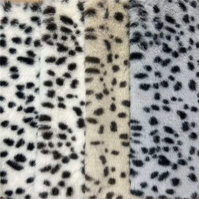 40毛金托卡豹点 豹纹 托卡狐狸毛印花 箱包鞋材服装毛绒面料