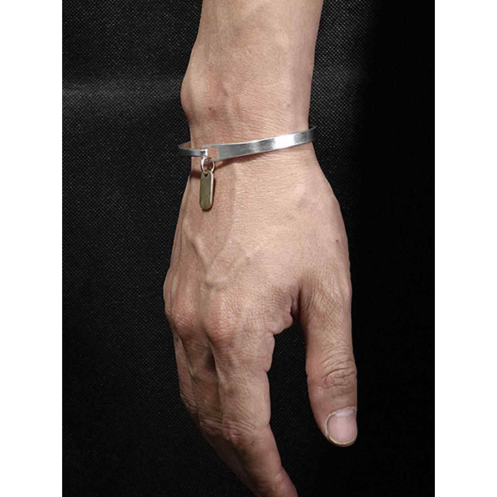 高档ixtorm?Laffi纯手性工手炼990纯银手炼单原创简设计中和多功V