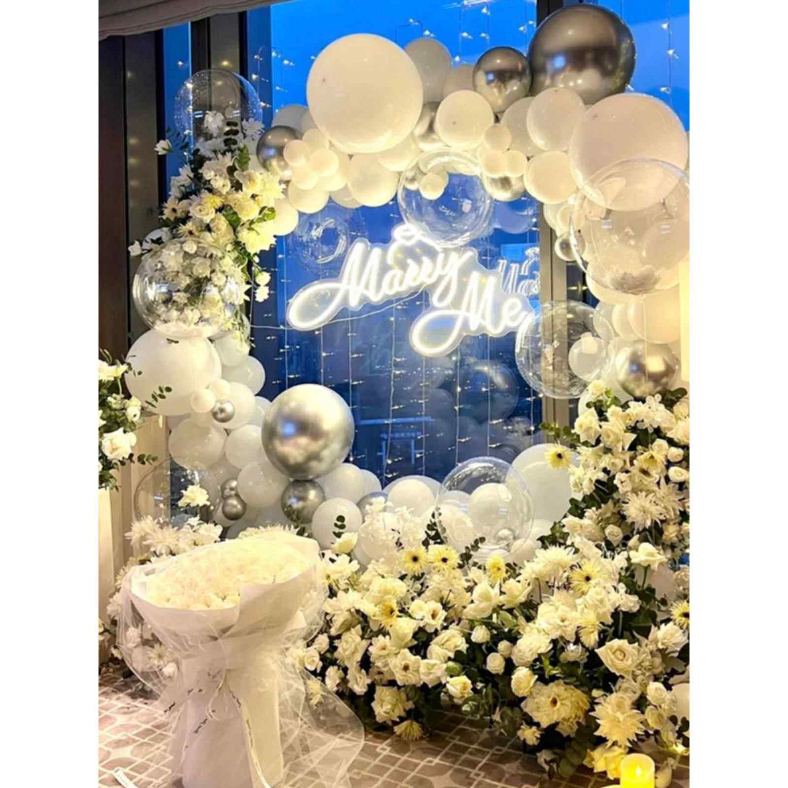 深圳求婚上门布置情人表白新年会生日婚礼开业宝宝周岁宴毕业装饰