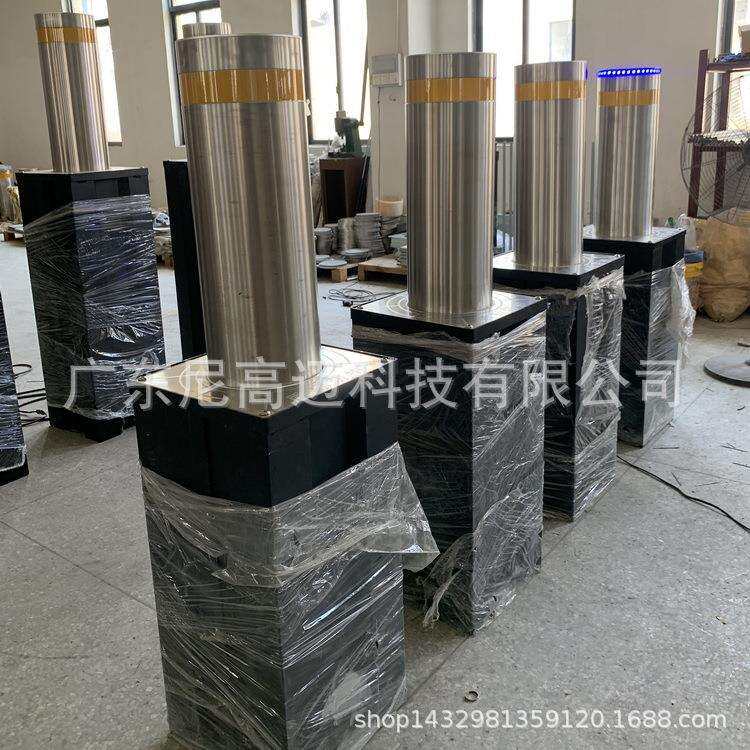 304不锈钢半自动升降路桩尼高迈成品升缩车挡幼儿园出入防撞柱