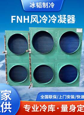 冷库全套设备风冷式冷凝器冷库制冷机组低温半封闭活塞式风冷机组