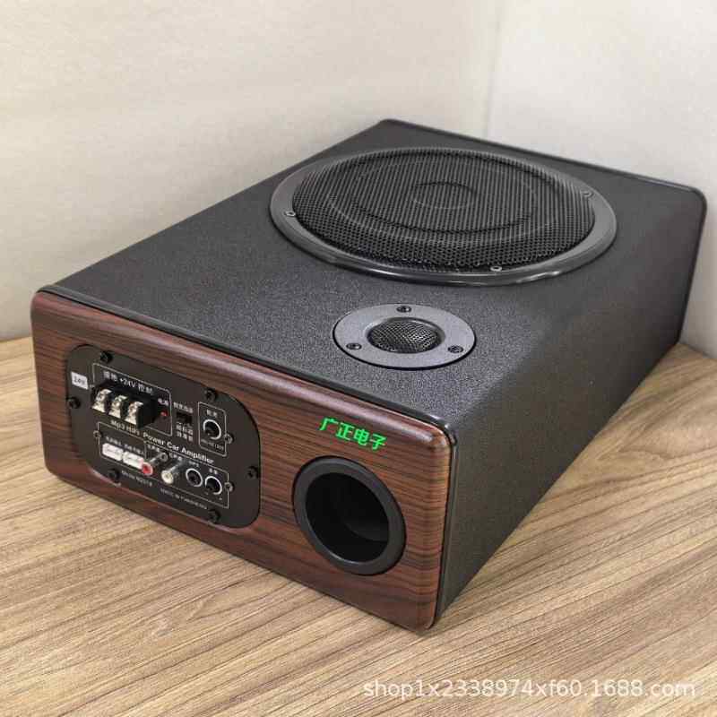 音炮车载音响8寸12V24有见描述源V功低家用音箱大功率喇叭放重低