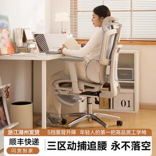 人体工学椅护腰电脑椅舒适久坐撑腰椅午休可躺办公椅子宿舍电竞椅