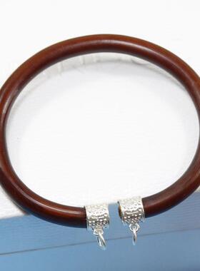 高档天藤9记25血纯银鸡藤手镯 孤品西藏男女款有节节情侣款木藤无