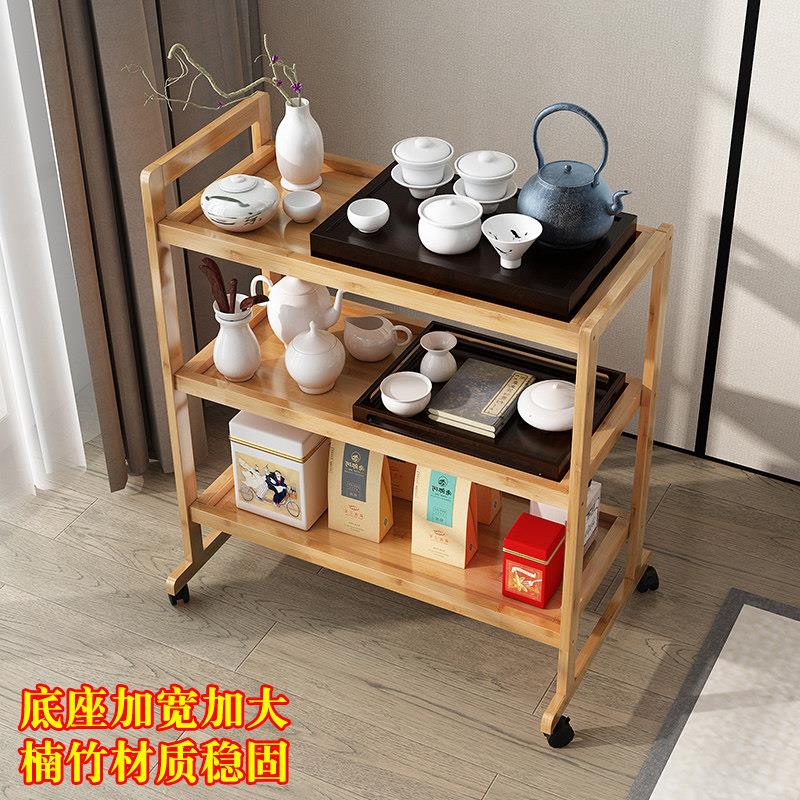 小茶柜边柜移动烧水壶一体茶水柜客厅中式茶柜架置物架泡茶台柜子