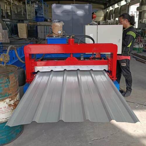 彩钢压瓦机全自动840型压板机适用屋顶板墙板数控彩钢瓦设备