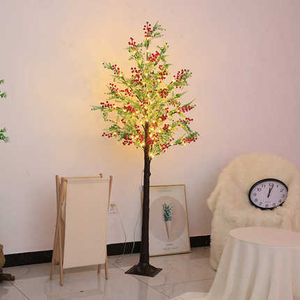 仿真装饰氛围新年树灯节树灯led日灯发光景观装饰灯圣诞树