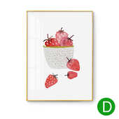 挂画客厅欧风饭厅壁画个性 饰画创意现代简约客厅北饭店水果 餐厅装