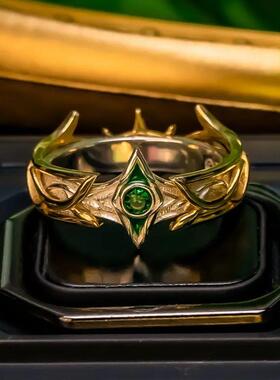 《斗罗大陆绝世唐门2》霍雨浩灵眸生灵之眼戒指动漫周边指环首饰